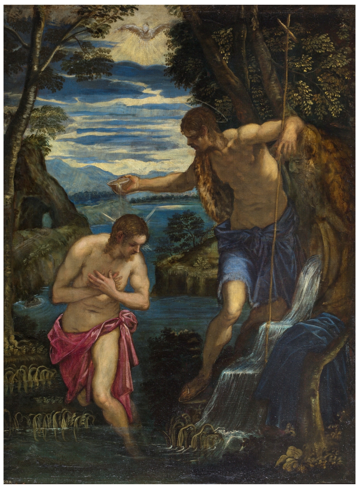 	 Bautismo de Cristo TINTORETTO